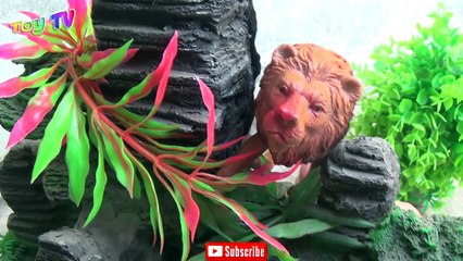 KHỦNG LONG BẠO CHÚA BẢO VỆ CON KHỎI SƯ TỬ VÀ HỔ GIỮ - ToyTV