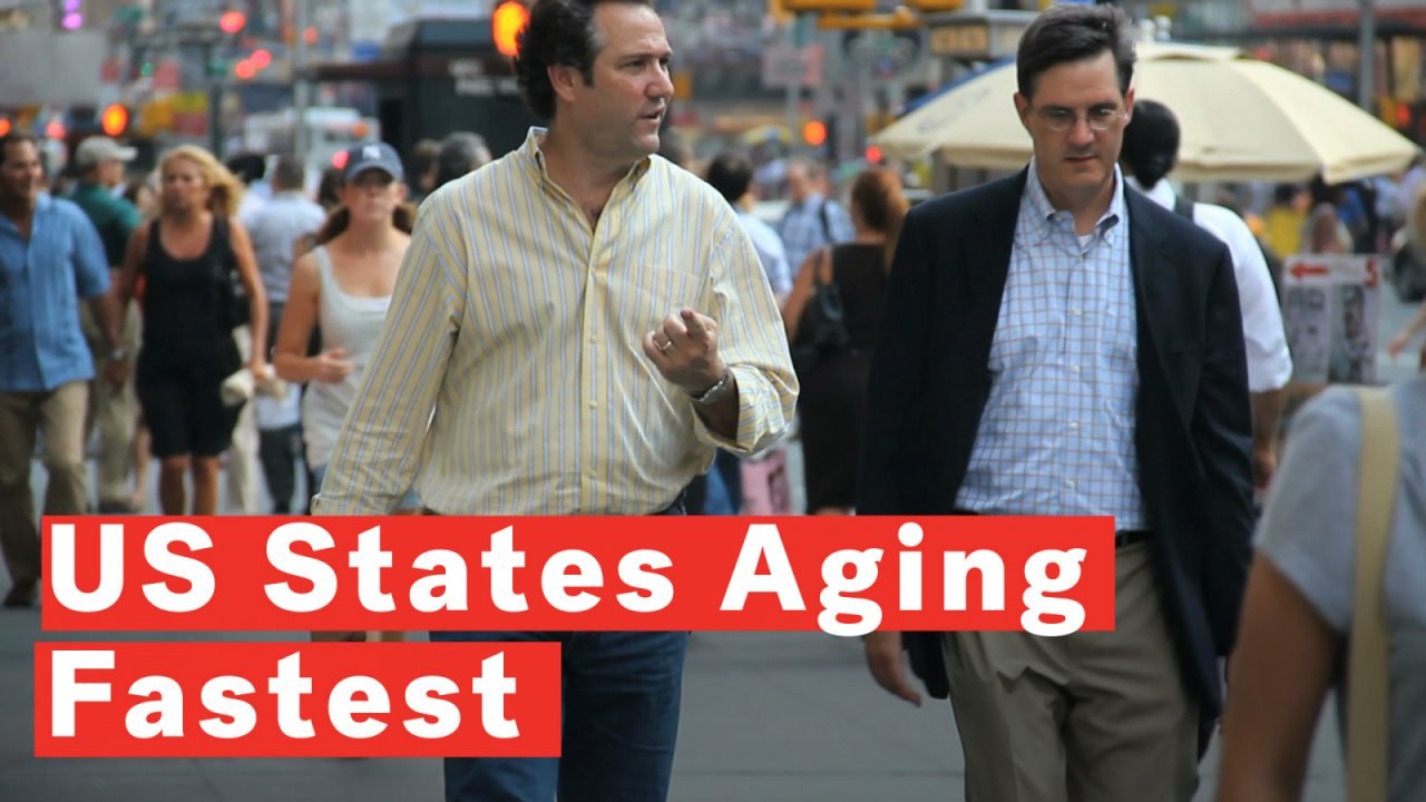 10 U.S. States That Are Aging The Fastest