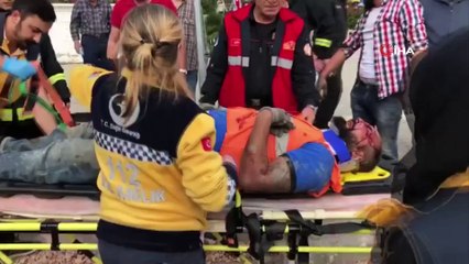 Göçükte can pazarı...Kanalizasyon yapımı çalışmasında yolun çökmesi sonucu 1 kişi göçük altında kaldı
