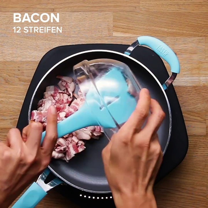 Für diesen Croque-Madame-Ring mit Bacon wirst du minutenlang Applaus und Standing Ovations bekommen!Das ganze Rezept findest du hier:
