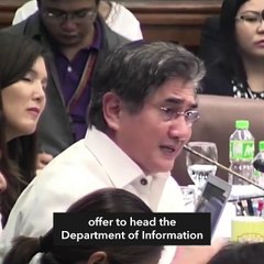 Honasan accepts Duterte's offer to head DICT
