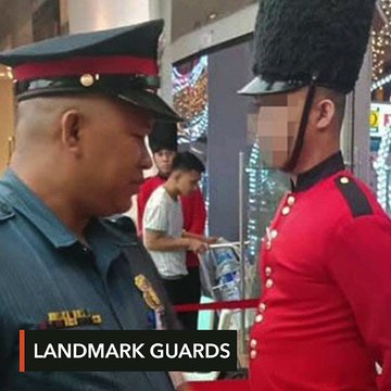 PNP fines 15 Landmark Makati guards for wearing Christmas costumes
