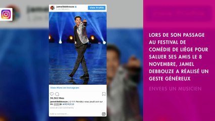 Jamel Debbouze : sa généreuse aide envers un musicien de rue