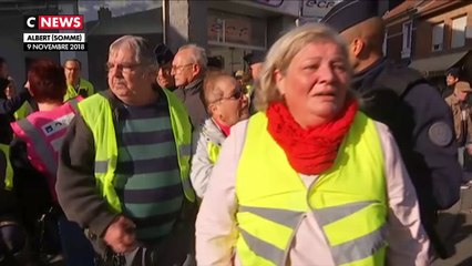 Les gilets jaunes évacués de force à Albert (Somme)
