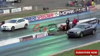 DRAG RACE BMW Vs Ford Mustang GT