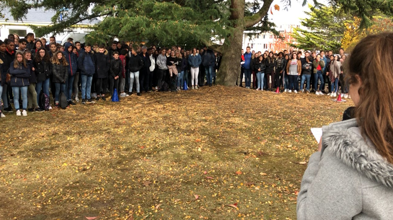 Les élèves de Saint-Jo commémorent 1914-18