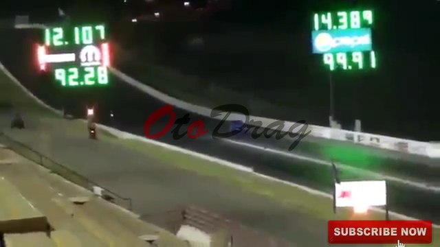 DRAG RACE Yamaha V MAX Vs Mitsubishi EVO IX