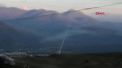 Derecik'ten PKK Hedeflerine Yoğun Top Atışı