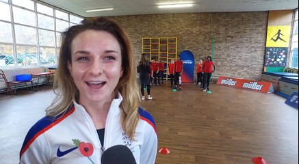 A British Athletes P.E Lesson At Nelson Primary!