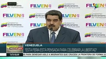 Maduro: La Feria Internacional del Libro está pensada para la libertad