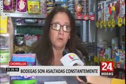 Alarmante: denuncian constantes robos en bodegas de Chorrillos