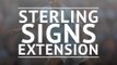 Sterling signs City extension