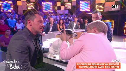 Le chien de Benjamin Castaldi va pouvoir communiquer avec son maître