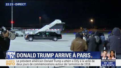 En déplacement à Paris, Donald Trump emmène avec lui près de 1.000 collaborateurs