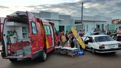 Após bater com moto, motorista de Chevette foge e provoca nova colisão