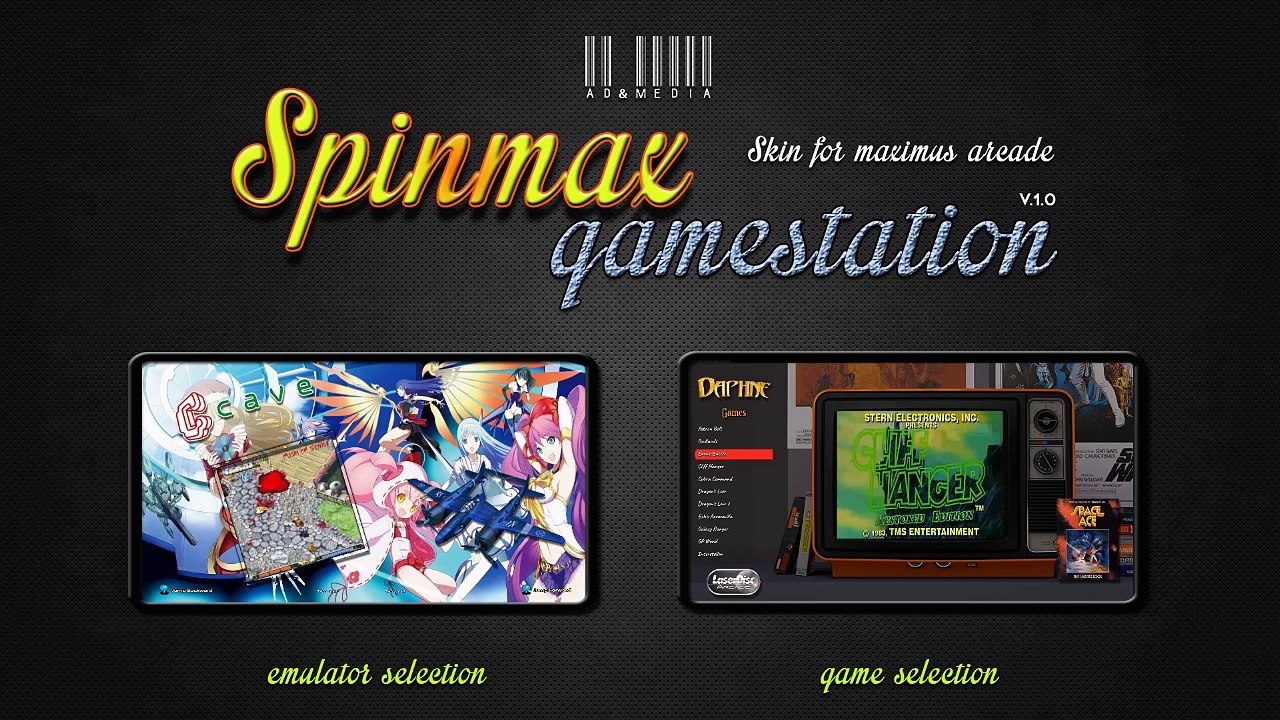 Spinmax Gamestation (Maximus Arcade Skin)