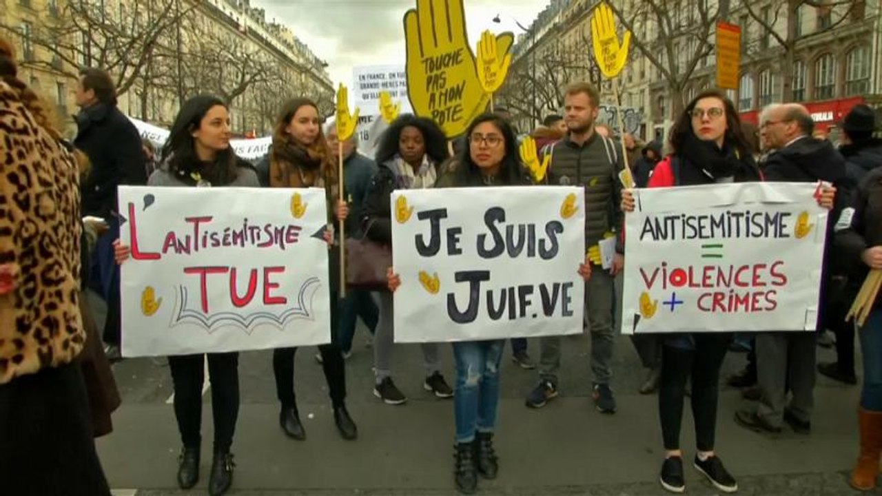 'Gnadenloser' Antisemitismus: Paris will gegensteuern