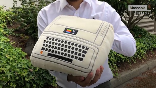 Apple lovers, look no further: You can now buy pillows of the most iconic products — Mashable Deals