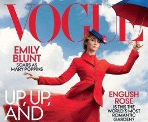 Emily Blunt Stars as Mary Poppins on Latest 'Vogue' Cover