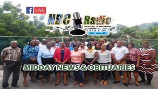 Midday News and Obituaries for Friday October 19th, 2018, with Lesley DeBique.