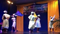 The St Joseph's Convent Kingstown performing 'The Punta' at the 13th Kingstown Cooperative Credit Union National Dance Festival this evening at the Peace Memori