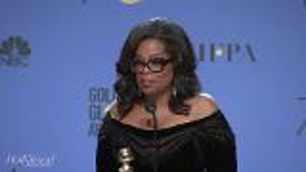 Oprah Winfrey Backstage Q&A | Golden Globes 2018