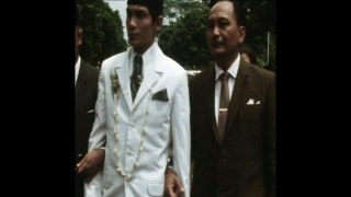 Mantan Presiden Soekarno Menghadiri Perkawinan Sukmawati Soekarnoputri 8 November 1969