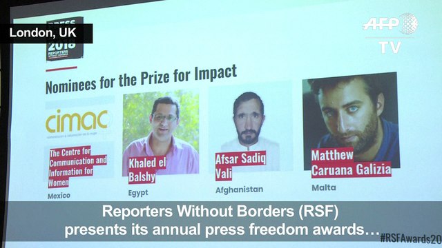 Press freedom award winners denounce Trump CNN move