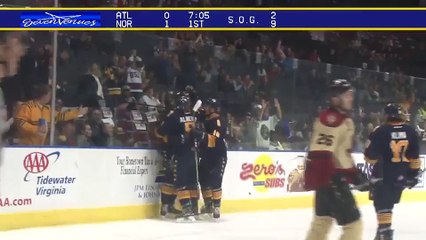 ECHL Atlanta Gladiators 1 at Norfolk Admirals 4