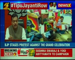 Tipu Sultan Row: BJP stages protest against the grand celebration