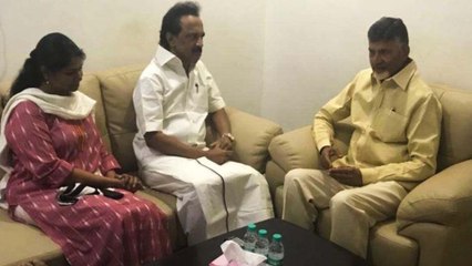 మోదీ ని గద్దె దించాలి..స్టాలిన్ తో చంద్రబాబు | Oneindia Telugu