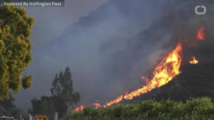 Northern California Wildfires Burn At Least 30 Homes