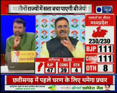 एमपी-छत्तीसगढ़-राजिस्थान में अबकी बार किसकी सरकार, देश के बड़े 6 पत्रकारों का ओपिनियन पोल