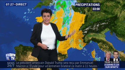 La météo pour ce samedi 10 novembre 2018