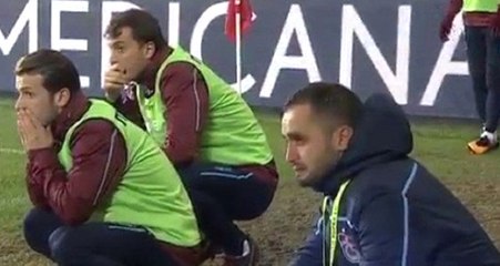 Trabzonspor Kondisyoneri, Yedikleri 5. Golden Sonra Saha Kenarında Ağladı