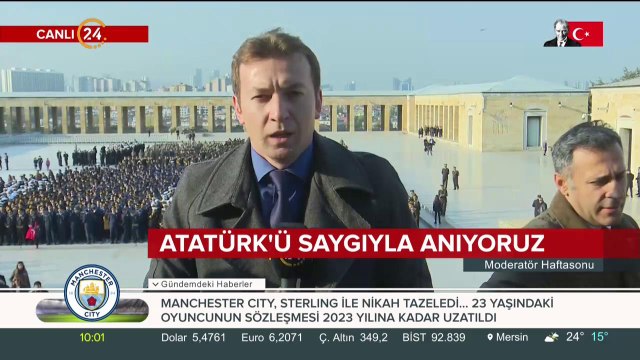 Atatürk'ü saygıyla anıyoruz