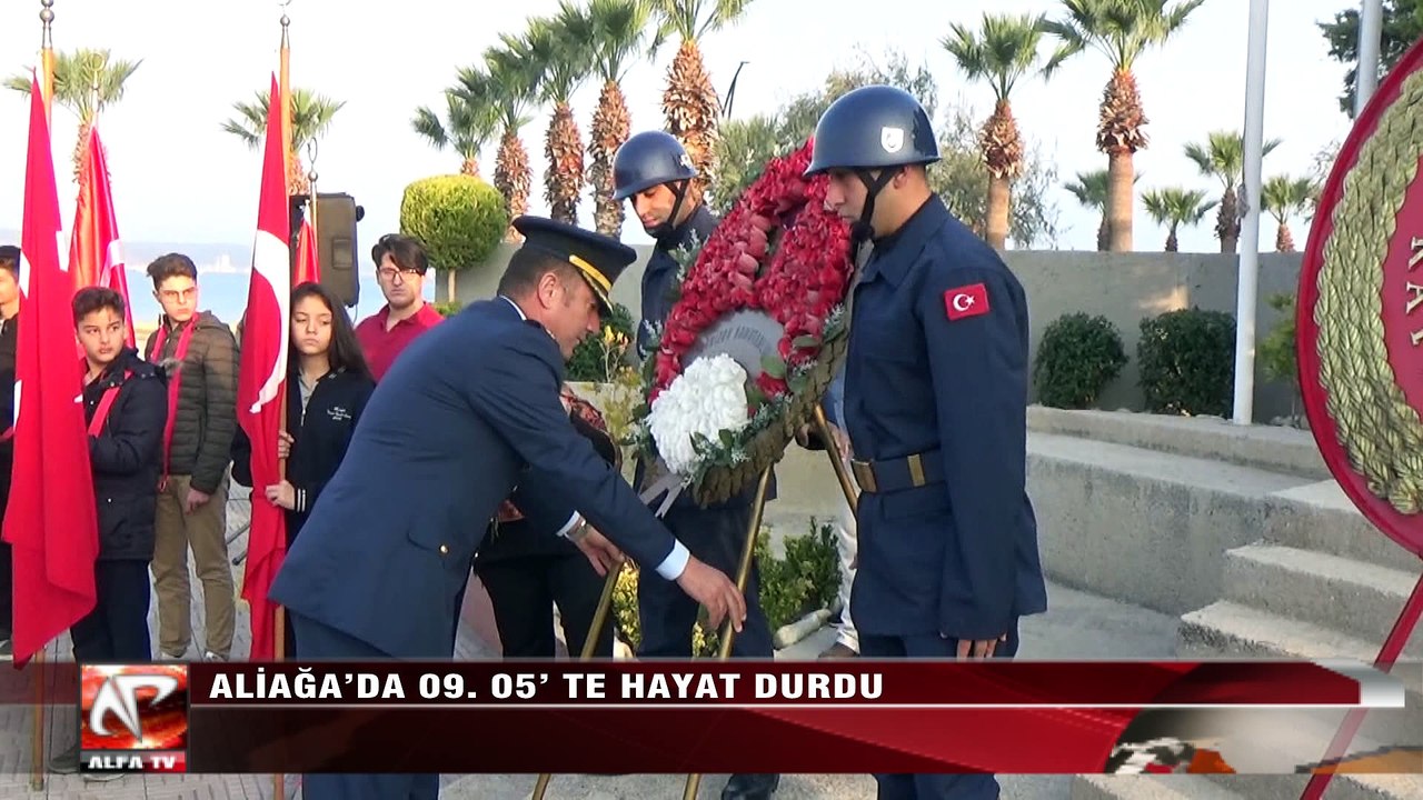Aliağa’da 09. 05’ te hayat durdu
