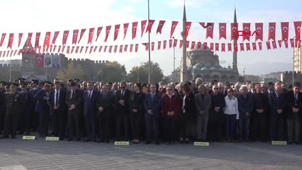 Kayseri Atatürk, Ölümünün 80. Yıldönümünde Kayseri'de Anıldı