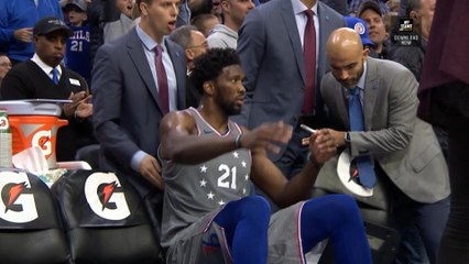 Video herunterladen: Embiid scores 42 in 76ers OT win