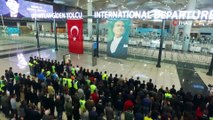 İstanbul Havalimanı’nda Atatürk’ü anma töreni havadan görüntülendi