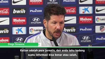 Simeone Tenang Tanggapi Isu Cedera Pemain Atletico