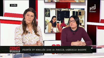 Dans la quotidienne de "Crimes et Faits divers" sur NRJ12, Gabrielle submergée par l'émotion en racontant les violences de son beau-père