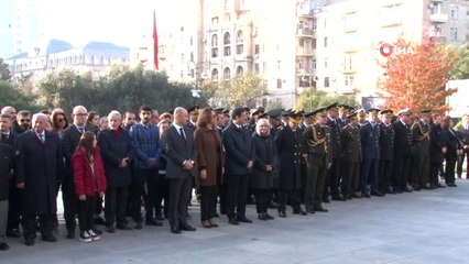 Büyük Önder Mustafa Kemal Atatürk, Azerbaycan'da Anıldı
