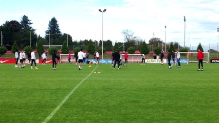 Entrenamiento del Sporting de Gijón (10/11/2018)