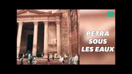 Le site antique de Petra, en Jordanie, submergé après des pluies torrentielles