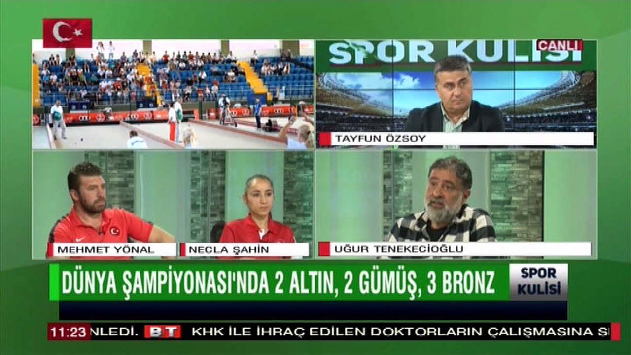 SPOR KULİSİ 9 KASIM MEHMET YÖNAL-NECLA ŞAHİN