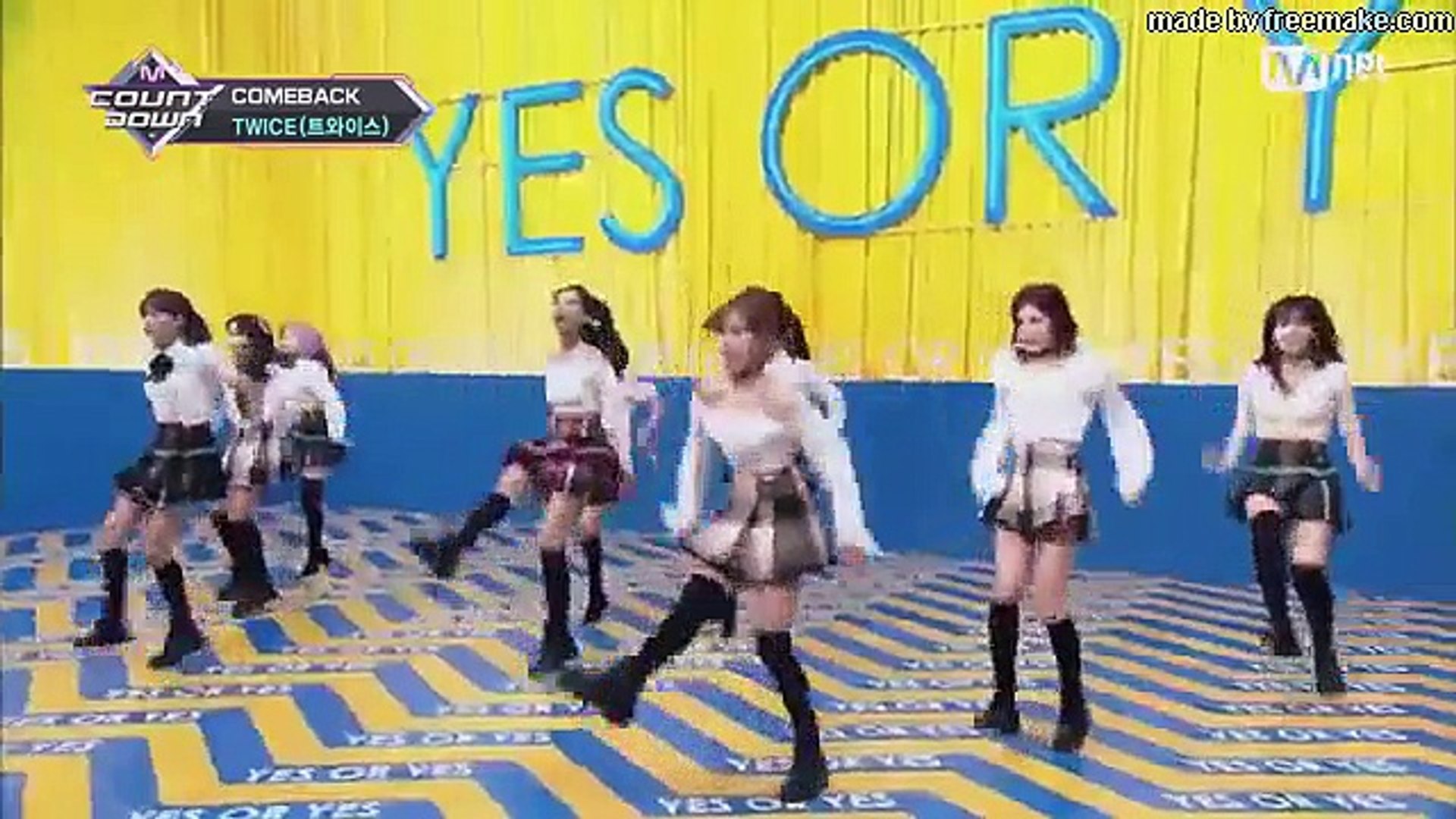 Twice Yes Or Yes Comeback Stage M Countdown Ep Video Dailymotion