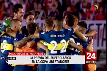 Todo está listo para el superclásico en la Copa Libertadores