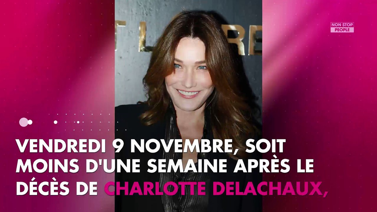Carla Bruni-Sarkozy endeuillée : elle rend hommage à une amie morte