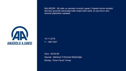 Hırsızı elindeki dövme yakalattı - BALIKESİR